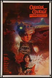 7g0858 CARAVAN OF COURAGE int'l 1sh 1984 An Ewok Adventure, Star Wars, Kazuhiko Sano!