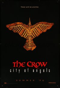 7g0871 CROW: CITY OF ANGELS teaser DS 1sh 1996 Tim Pope directed, cool image of the bones of a crow!