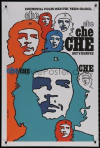 7g0329 CHE HOY Y SIEMPRE Cuban R1990s Niko art of revolutionary Che Guevara!