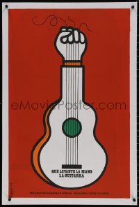 7g0343 QUE LEVANTE LA MANO LA GUITARRA Cuban R1990s Coni art of guitar/fist!