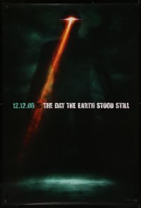 7g0879 DAY THE EARTH STOOD STILL style B teaser DS 1sh 2008 Keanu Reeves, cool sci-fi image of Gort!