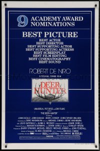 7g0883 DEER HUNTER 1sh 1978 Robert De Niro, Michael Cimino, Christopher Walken, Mantel art!