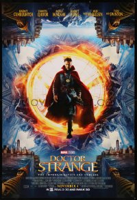 7g0889 DOCTOR STRANGE advance DS 1sh 2016 sci-fi image of Benedict Cumberbatch in the title role!