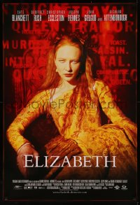 7g0895 ELIZABETH int'l 1sh 1998 close up image of Cate Blanchett as England's queen!