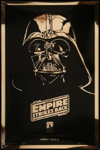 7g0897 EMPIRE STRIKES BACK foil Kilian advance 1sh R1990 art of Darth Vader by Dana Stedry!