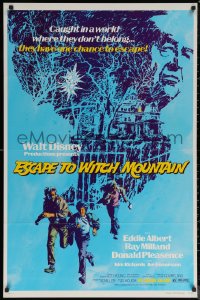 7g0904 ESCAPE TO WITCH MOUNTAIN 1sh 1975 Disney, they're in a world where they don't belong!