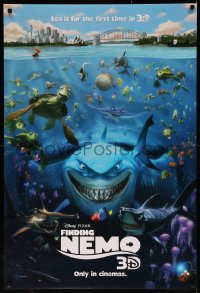 7g0914 FINDING NEMO int'l advance DS 1sh R2012 best Disney & Pixar animated fish movie, Bruce!