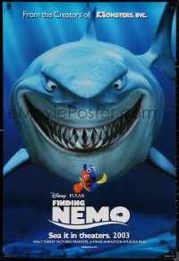 7g0911 FINDING NEMO advance DS 1sh 2003 best Disney & Pixar animated fish movie, Bruce!