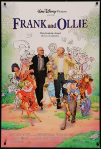 7g0920 FRANK & OLLIE DS 1sh 1995 Walt Disney animators Frank Thomas & Oliver Johnston!