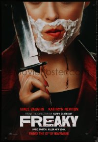 7g0921 FREAKY teaser DS 1sh 2020 Vince Vaughn, Kathryn Newton, basic switch with a killer new look!