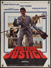 7g0362 DOCTOR JUSTICE French 24x32 1975 Gert Froebe, great image of John Phillip Law, Landi design!