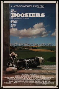 7g0955 HOOSIERS 1sh 1986 best basketball movie ever, Gene Hackman, Dennis Hopper!
