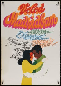 7g0087 SI VOLVEMOS A VERNOS Hungarian 23x33 1968 completely different artwork by Andras Mate!