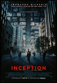 7g0966 INCEPTION advance DS 1sh 2010 Christopher Nolan, Leonardo DiCaprio, Gordon-Levitt!