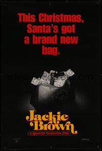 7g0985 JACKIE BROWN teaser 1sh 1997 Quentin Tarantino, Santa's got a brand new bag!