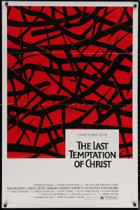 7g1017 LAST TEMPTATION OF CHRIST 1sh 1988 Martin Scorsese, Willem Dafoe as Jesus, Caroff art!