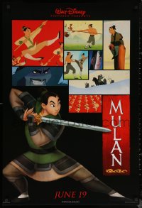 7g1053 MULAN advance DS 1sh 1998 June 19 style, Walt Disney Ancient China cartoon, training images!