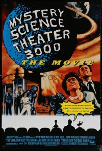 7g1057 MYSTERY SCIENCE THEATER 3000: THE MOVIE 1sh 1996 MST3K, sci-fi art from This Island Earth!