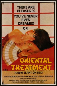 7g1069 ORIENTAL TREATMENT 25x38 1sh 1977 pleasures you've never even dreamed of, a new slant on sex!