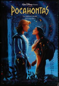 7g1087 POCAHONTAS int'l 1sh 1995 Disney, the famous Native American Indian with Smith as a couple!
