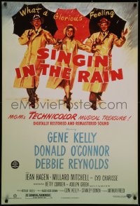 7g1133 SINGIN' IN THE RAIN DS 1sh R2000 Gene Kelly, Donald O'Connor, Debbie Reynolds!