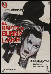 7g0162 BUNNY LAKE IS MISSING Spanish 1966 directed by Otto Preminger, cool different art by Jano!