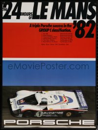 7g0752 PORSCHE 30x40 German special poster 1982 American Le Mans Series, car on track!