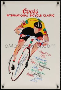 7g0679 COORS INTERNATIONAL BICYCLE CLASSIC 20x30 special poster 1986 Terry Rose art of cyclist!