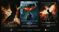 7g0683 DARK KNIGHT TRILOGY 22x40 special poster 2012 images of Christian Bale in the title role!