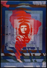 7g0686 DAY OF THE HEROIC GUERILLA 17x25 Cuban special poster 1982 Elena Serrano art of Che Guevara!