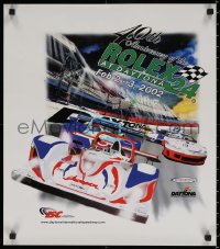 7g0690 DAYTONA INTERNATIONAL SPEEDWAY 19x22 special poster 2002 cool art of race cars on track!