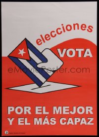 7g0692 ELECCIONES VOTA 15x21 Cuban special poster 2005 Rosalina G. Fresquet art of vote cast!