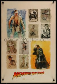 7g0709 INDIANA JONES & THE KINGDOM OF THE CRYSTAL SKULL teaser 14x20 special poster 2008 Harrison Ford!