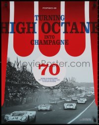 7g0747 PORSCHE 22x28 special poster 2000s race cars on track, turning high octane into champagne!
