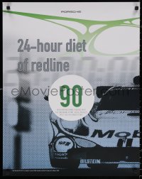 7g0743 PORSCHE 22x28 special poster 2000s art of car on race track, 24 hour diet of redline!