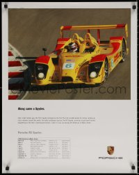 7g0749 PORSCHE 22x28 special poster 2006 cool image of the RS Spyder race car on track!