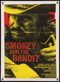 7g0595 SMOKEY & THE BANDIT 26x35 art print 2007 close-up different art of Burt Reynolds!