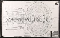 7g0776 STAR TREK: THE NEXT GENERATION 22x34 special poster 1996 plans for the Starship Enterprise!