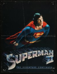 7g0778 SUPERMAN II 13x17 Australian special poster 1981 great image of Christopher Reeve flying!
