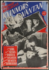 7g0014 SECRETS OF WOMEN Swedish R1954 Ingmar Bergman, Eva Dahlbeck, love affairs of three women!
