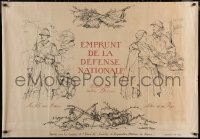 7g0425 EMPRUNT DE LA DEFENSE NATIONALE 31x45 French WWI war poster 1915 Bernard Naudin art!