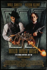 7g1192 WILD WILD WEST advance 1sh 1999 Will Smith, Kevin Kline, it's a whole new West!