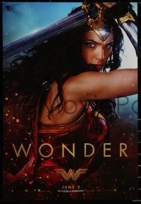 7g0490 WONDER WOMAN group of 3 mini posters 2017 sexiest Gal Gadot in title role & as Diana Prince!