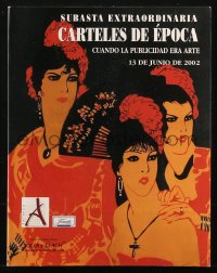 7h0201 CARTELES DE EPOCH Spanish auction catalog 2002 filled with full-color poster images!