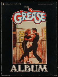 7h0881 GREASE softcover book 1978 John Travolta & Olivia Newton-John in the classic musical!
