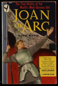 7h0874 JOAN OF ARC Bantam paperback book 1948 the true history of the world's most glorious girl!