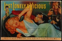 7h0884 LOST, LONELY & VICIOUS softcover book 1988 color Postcards from the Great Trash Films!