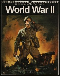 7h0316 COMMEMORATIVE POSTERS OF WORLD WAR II calendar 1995 each month has a different image!