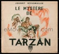 7h0598 TARZAN'S DESERT MYSTERY French pressbook 1948 Weissmuller, Sheffield, different art, rare!