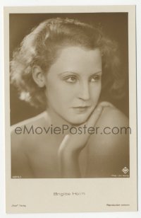 7h0607 BRIGITTE HELM #4876/1 German Ross postcard 1929 great topless portrait of the Metropolis star!